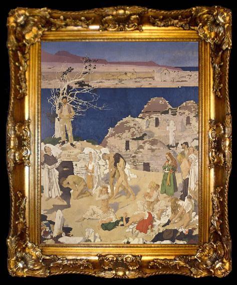 framed  Sir William Orpen The Holy Well, ta009-2